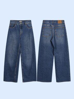 BAUM UND PFERDGARTEN Wide Leg High Waist Nini Women's Jeans sz 36 Sz 8